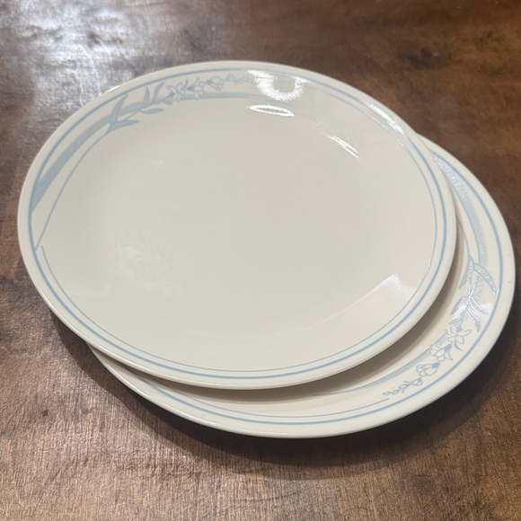 Blue Lily Corelle 10โ Dinner Plate set of 2 - Picture 2 of 7